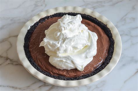 chocolate cream pie once upon a chef