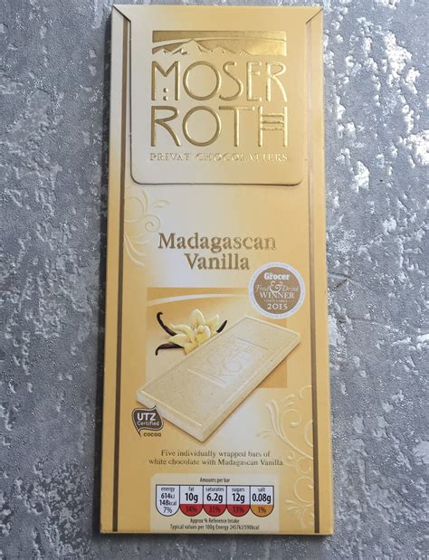archived reviews  amy seeks  treats moser roth madagascan vanilla white chocolate aldi