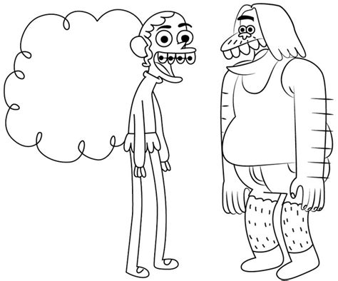 Clarence Cartoon Network Coloring Pages