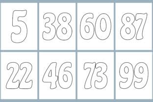 numbers coloring page  kids    graphic  medelwardi