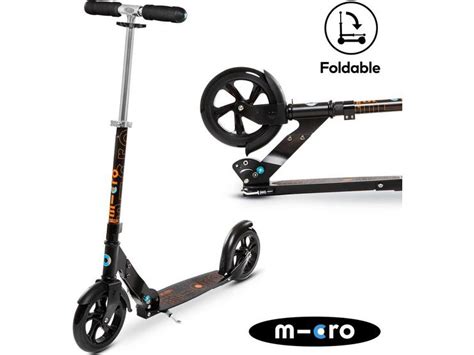 micro classic scooter black halfords uk