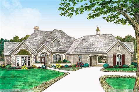 world french country home plan fm architectural designs house plans
