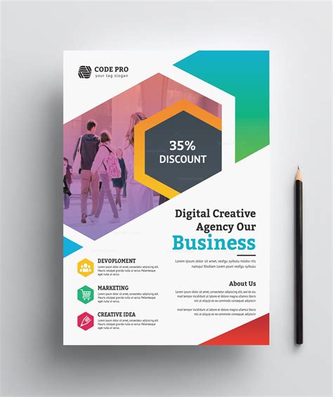 education business flyer design  template catalog
