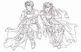 Marth Pages Lineart sketch template