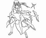 Itachi Uchiha Coloring Pages Getcolorings Color Print sketch template