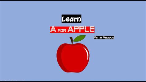 apple nursery rhymes abc phonics  kids youtube