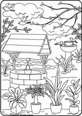 Coloring Pages Sorry Wishing Well Adult Drawing Wish Color Grown Ups Friend Printable Books Kids Painting Make Wells Getdrawings Twenty sketch template