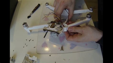 xiaomi fimi  se wymiana uszkodzonego ramienia drone repair body youtube