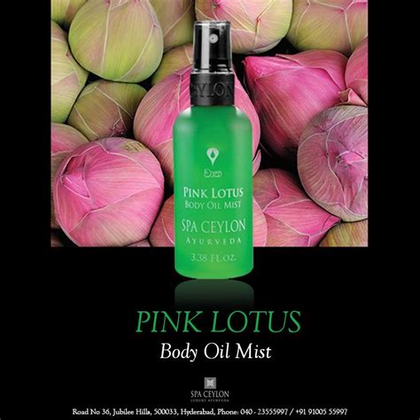 spa ceylon brings   natural formula  pink lotus  nourishes