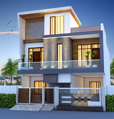 pin  rajesh jain  house elevation latest house designs bungalow house design duplex