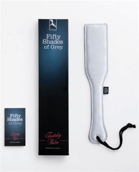 fifty shades of grey twitchy palm spanking paddle on adult fun therapy