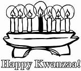 Coloring Kwanzaa Pages Happy Template sketch template