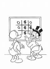 Scrooge Mcduck Want Coloring Borrow Donald Money Some sketch template