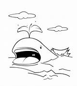 Whale Spouts sketch template