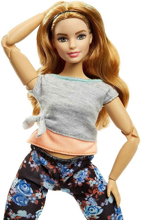 barbie made to move doll curvy with auburn hair spielzeug puppen