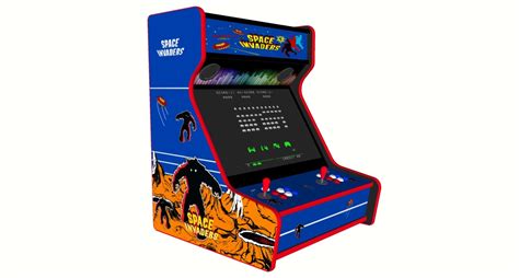space invaders retro bartop arcade machine  games