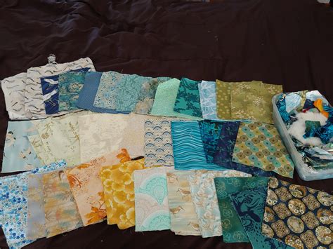 Working On My First Quilt That I Abandoned Almost Ten