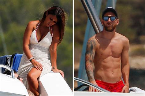 Lionel Messi Barcelona Star And Wife Jet Out To Ibiza