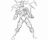 Men Coloring Pages Cyclops Getcoloringpages Superhero Storm sketch template