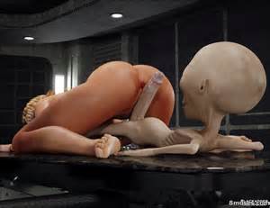 3d toon alien sex attack