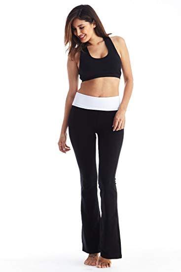 Viosi Yoga Pants For Women Premium 250gsm Fold Over Cotton Spandex