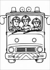 Fireman Sam Coloring Pages Fire Truck Colouring Colour Sheets Choose Board Man Print Printable sketch template