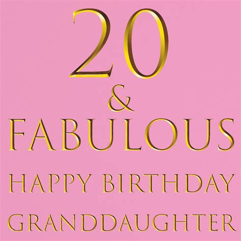 granddaughter  birthday card  fabulous happy etsy uk