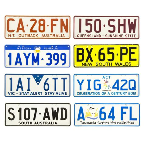 australian number plates current style number plates  flickr