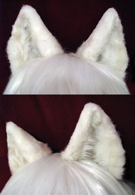 white realistic wolf ears  theguardiandragon  deviantart