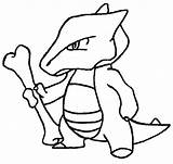 Marowak Pokemons Sketchite sketch template