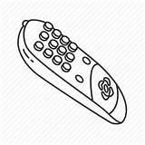 Remote Control Tv Drawing Icon Multimedia Electronic Device Getdrawings Iconfinder sketch template