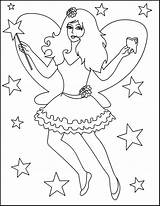 Coloring Pages Fairy Kids Printable sketch template