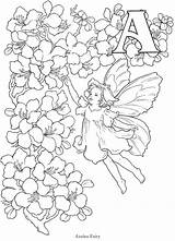 Coloring Pages Flower Alphabet Fairies Fairy Japanese Princess Lines Inside Colouring Printable Kids Azalea Real Notes Mary Cicely Barker So sketch template