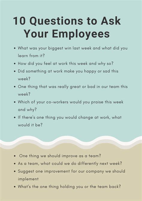 employees questionnaire template