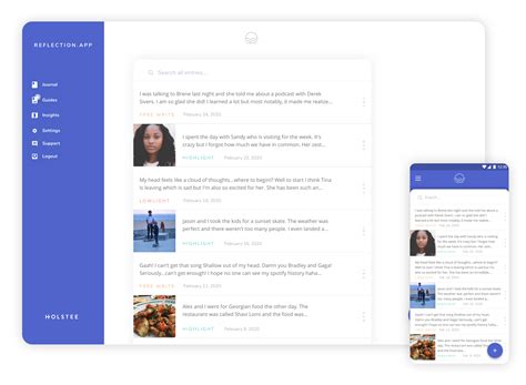 reflection journal app  diary guided journaling app
