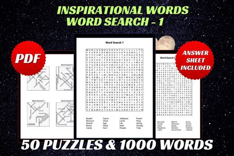 inspirational words word search  graphic  ahirabrar creative fabrica