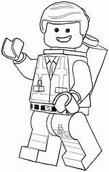 Coloring Emmet Minifigures Figuren Personajes Legos Drawinghowtodraw Minifig Everfreecoloring Ausmalen Letscolorit Disegni sketch template