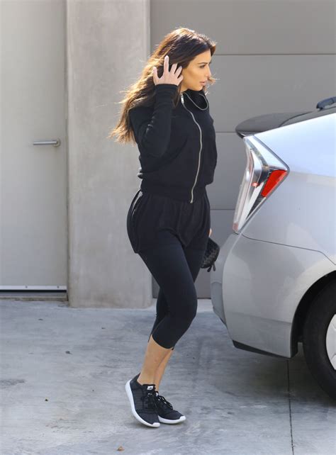 kim kardashian leaving the gym after workout in los angeles celebzz