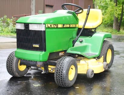 john deere lx lawn tractor technical specifications  review