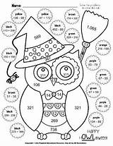 Grade Math Coloring Owl Worksheets Halloween 4th Pages Classroom Printable Freebie Addition Worksheet Freebies Fun Games Maths Sheet Poke Educational sketch template