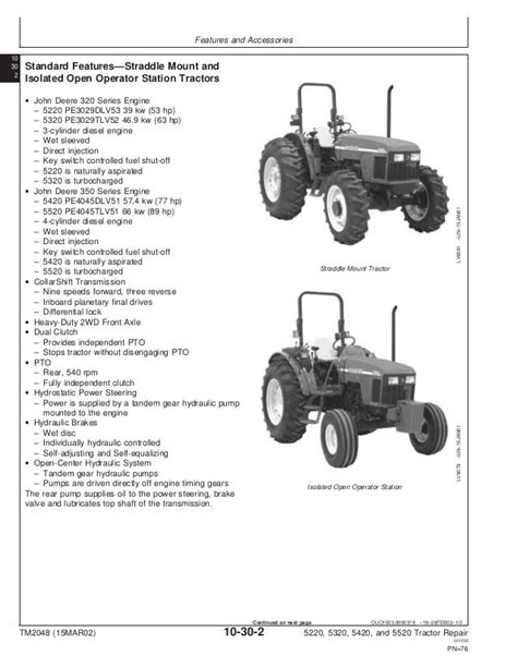 john deere  tractor service repair manual
