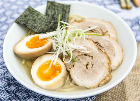 basic japanese ramen noodle soup egg wans food odyssey