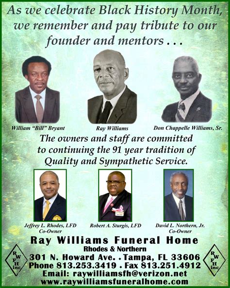 ray williams funeral home home