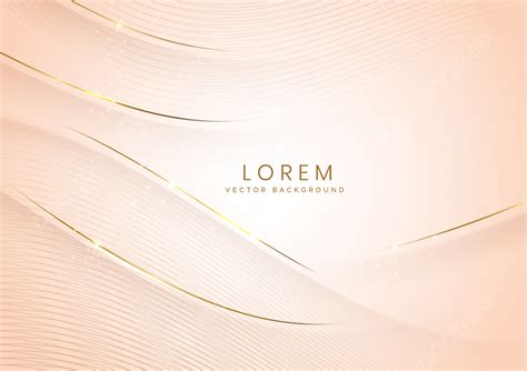 abstract background soft brown luxury banner template wave layer