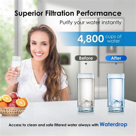 Waterdrop Rpwf Refrigerator Water Filter Not Rpwfe Replacement For Ge