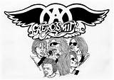 Aerosmith sketch template