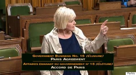 cheryl gallant was the only mp to vote against paris agreement motion huffpost canada