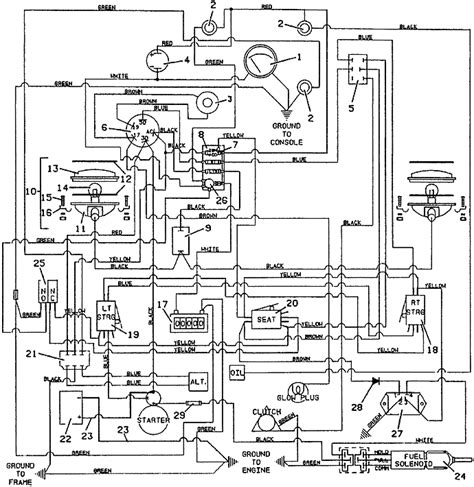 kubota  electrical schematic wiring diagram