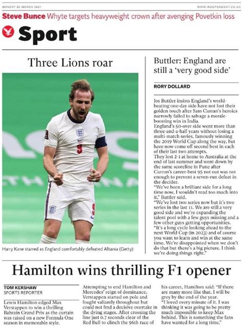 mondays papers bbc sport