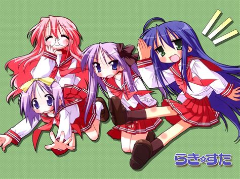 hiiragi kagami hiiragi tsukasa izumi konata lucky star